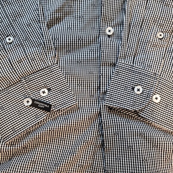 Bellissimo Men's Long Sleeve Dress Shirt - Size L Tall - Picture 4 of 8